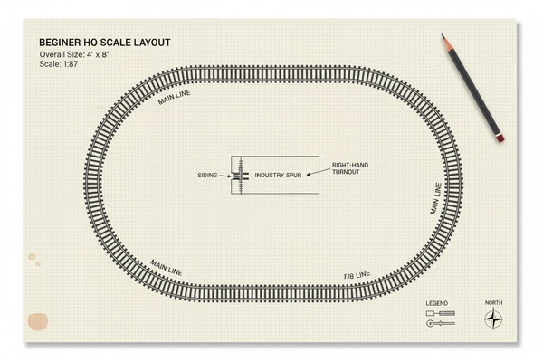 Beginner setting up first model railroad layout